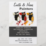 Pintura de casa de los pintores del decorador tarjeton