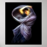 Pintura de Digitaces del fractal del Waterhouse de Posters