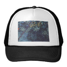 Pintura de género de los futuristas gorros bordados