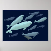 Pintura de la ballena de Marinelife de la impresió Posters