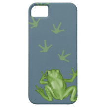 Pintura de la rana iPhone 5 Case-Mate protectores
