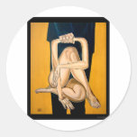 Pintura de la relación del amor de la maleta pegatina