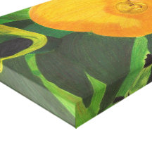 Pintura de Lilly de la cala del verde amarillo Impresiones De Lienzo