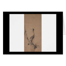 Pintura de Miyamoto Musashi, circa 1600's Tarjetón