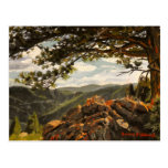 Pintura de paisaje rocosa del aceite del Mountain  Postal