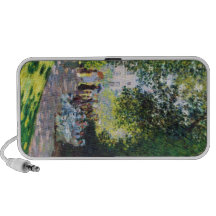 Pintura de Parc Monceau Claude Monet Altavoces De Viaje