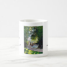 Pintura de Parc Monceau Claude Monet Taza