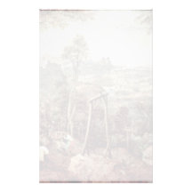 Pintura de un Gallow de Pieter Brueghel la anciano Papelería