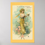 Pintura de un poster de la mariposa