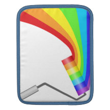 Pintura del arco iris mangas de iPad