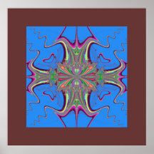 Pintura del centro de flores de Valuegem Poster