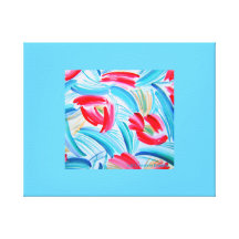 PINTURA DEL EXTRACTO DE LA MANÍA DE LA FLOR LONA ESTIRADA GALERIAS