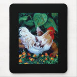 PINTURA DEL GALLO ALFOMBRILLAS DE RATON