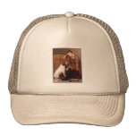Pintura del perro: Mejores amigos de Juan Brown Gorras De Camionero