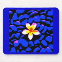 Pintura del Plumeria de Digitaces Alfombrillas De Ratones
