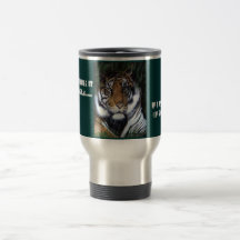 Pintura del tigre, usted la pensará… taza
