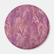 Pintura emplumada rosa púrpura del remolino imán