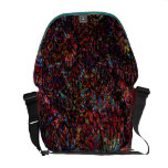 Pintura floral abstracta de Digitaces del arte mod Bolsa De Mensajeria