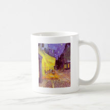 Pintura impresionista del café de Van Gogh Tazas