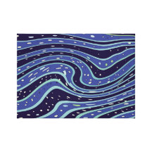Pintura retra oscura salvaje lona envuelta para galerías