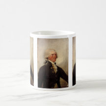 Pintura rústica de Thomas Jefferson Taza De Café