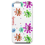 Pintura Splat del dibujo animado iPhone 5 Case-Mate Coberturas