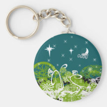 Pintura Splat del remolino de las estrellas de la  Llavero Personalizado