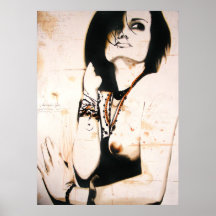 Pinturas de los autores de las "gotas coralinas" posters