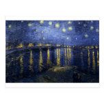 Pinturas de Van Gogh: Noche estrellada Van Gogh Rh Tarjeta Postal