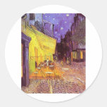 Pinturas de Vincent van Gogh: Café de Van Gogh Pegatinas