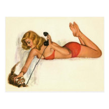 PinUpz 19 Tarjeta Postal