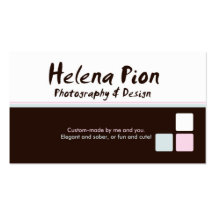 Pión de Helena Tarjeta De Negocio