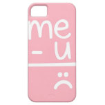 Piqúeme menos usted iguala Doodle triste de la car iPhone 5 Protectores