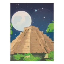 Pirámide azteca anuncios  