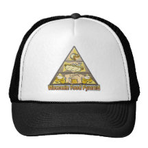 Pirámide de alimentación de Wisconsin Gorras