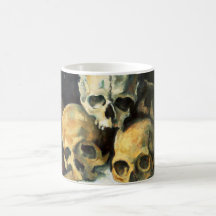Pirámide de Cezanne de la taza de los cráneos