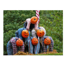 Pirámide de Hallowe'en Postal