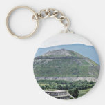 Pirámide de The Sun en las ruinas de Teotihuacan,  Llaveros Personalizados