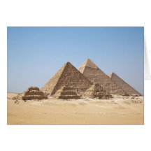 Pirámides de Egipto-Gizah Felicitacion