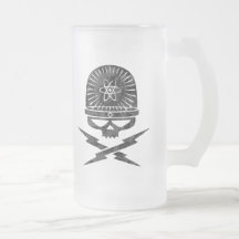 Pirata atómico tazas de café