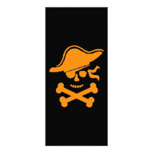 Pirata de Halloween Lona