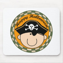 Pirata de Halloween Tapete De Ratones