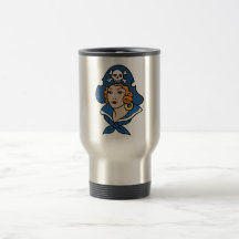 Pirata del chica taza