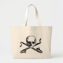 Pirata del clarinete bajo bolsa de mano
