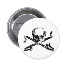 Pirata del clarinete bajo pin