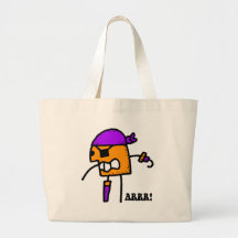 Pirata divertido Halloween Bolsa