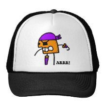 Pirata divertido Halloween Gorro De Camionero