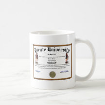 pirata framed2 taza de café