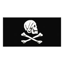pirata-Henrio-cada Tarjeta Fotografica