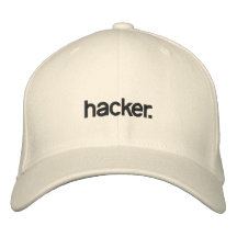 Pirata informático blanco del gorra gorra de béisbol